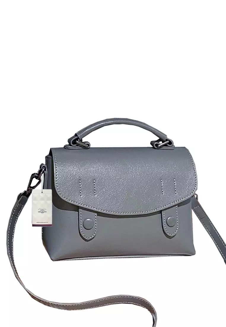 VANSA Top Layer Cowhide Flap Shoulder Crossbody Bag VBW-Cb-905