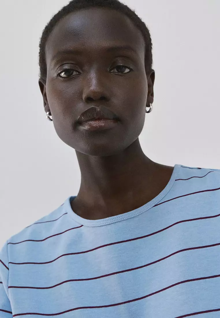 Striped Cotton T-Shirt