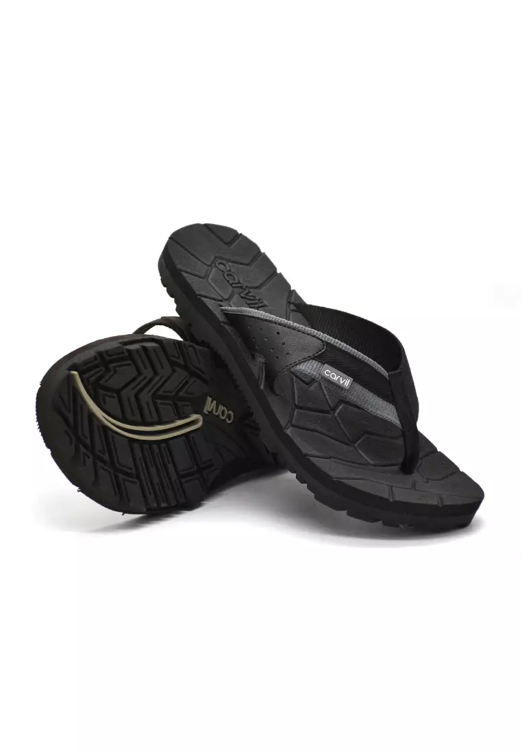 Carvil Sandal Pria Novara-Me Black/Grey