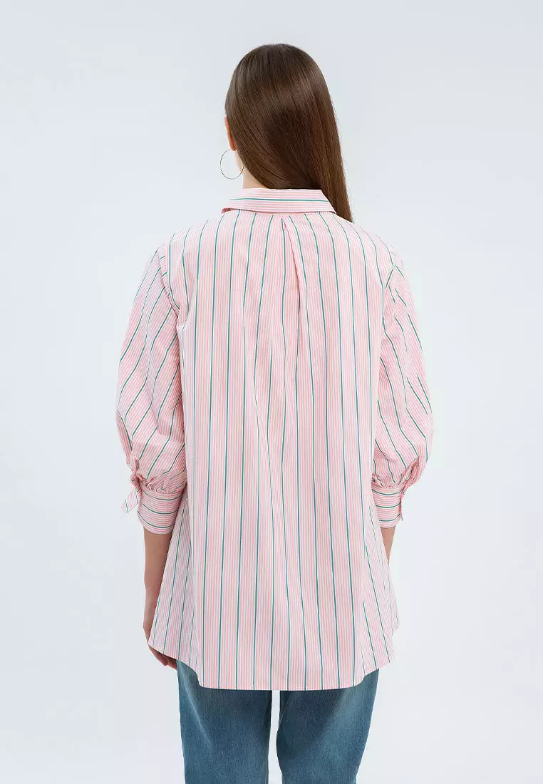 Minimal BB Sky Shirt Pink/Green