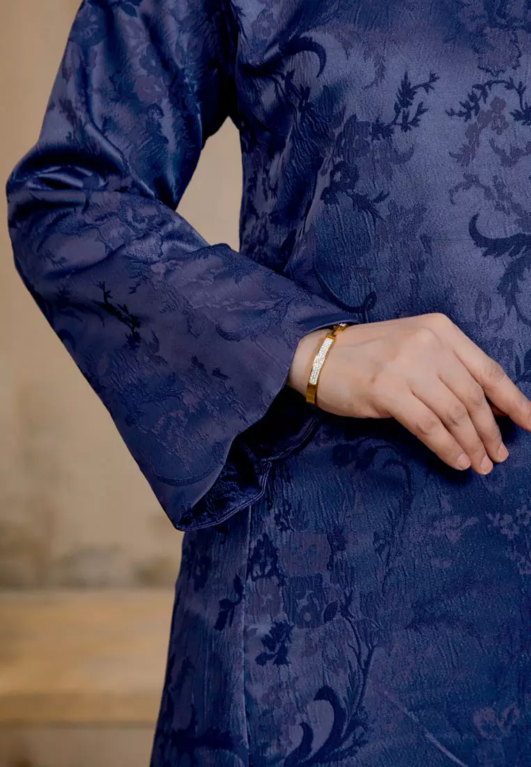 Majestic 2.0 Classic Cotton Jacquard Baju Kurung Pahang Lipat Depan