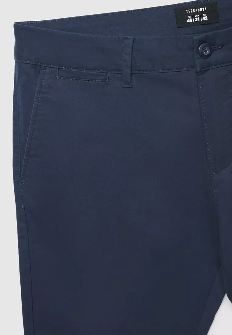 Men's Chino Shorts With Cuffs