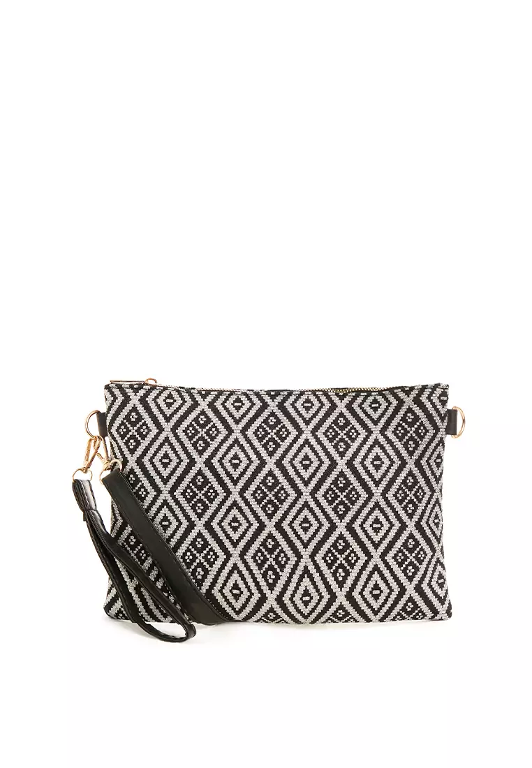 Black silver cross bag clearance
