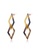 Glamorbit multi Dual Colour Acrylic Statement Earrings 948FFAC74708F7GS_1