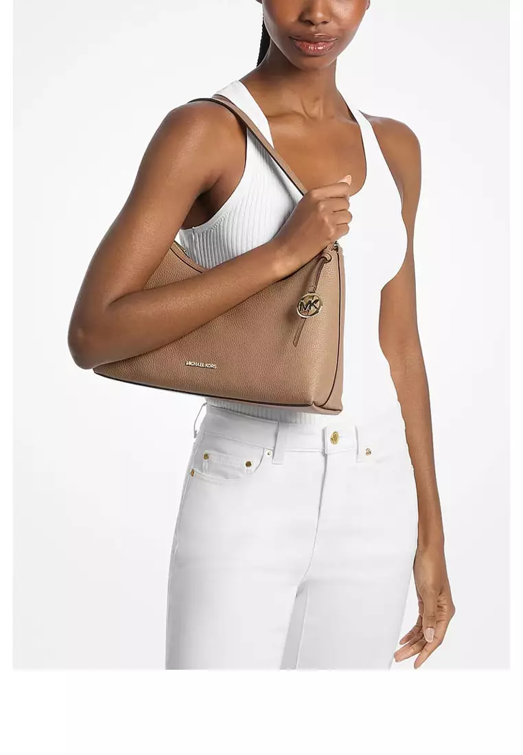 Sammy Medium Pebbled Leather Convertible Shoulder Bag