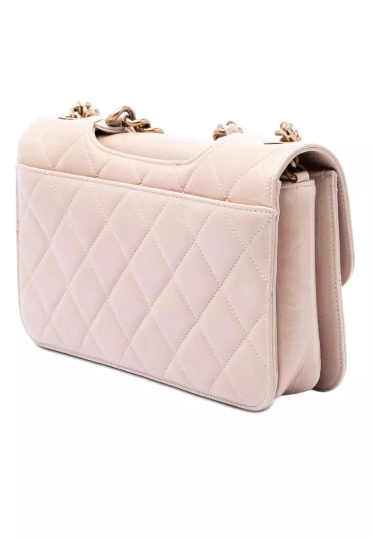 Pre-Loved Chanel Medium Quilted Glazed Calfskin Perfect Edge Flap