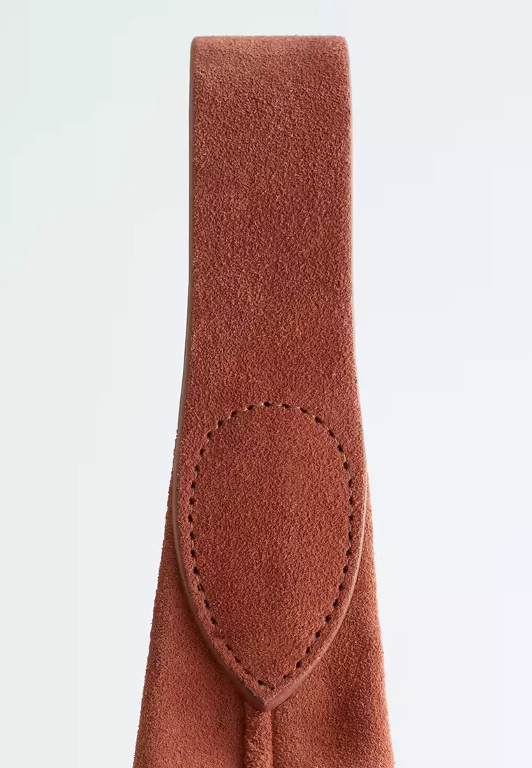 Large Suede Tote Bag