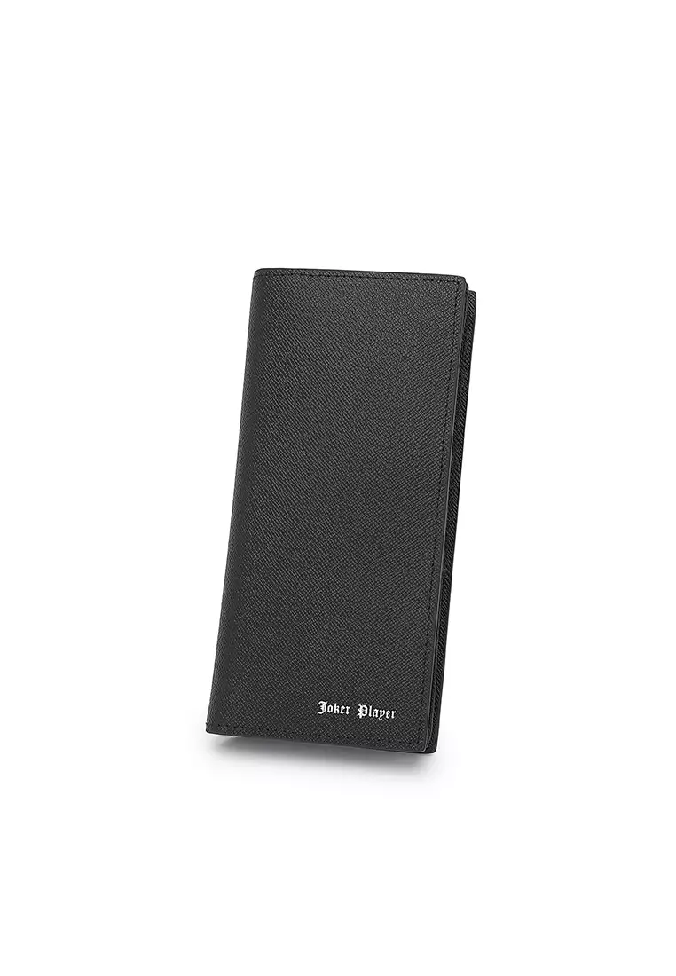 Men's Genuine Leather RFID Blocking Bi Fold Wallet  (Dompet Bi Fold Pria Kulit Genuine RFID Blocking) - Hitam