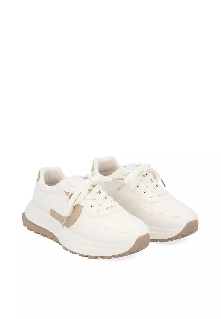 Beige The Pacer Sneakers