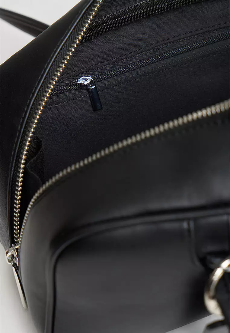 Dress Code Leather Bowler Bag