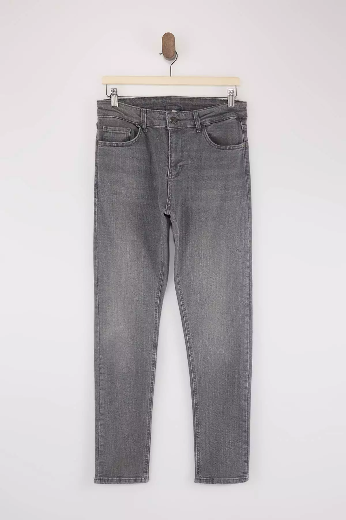 Slim Fit Stretch Fabric Denim Pants Jeans