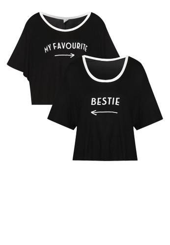 Favourite Bestesprit retailie 寬領短袖TEE, 服飾, 睡衣