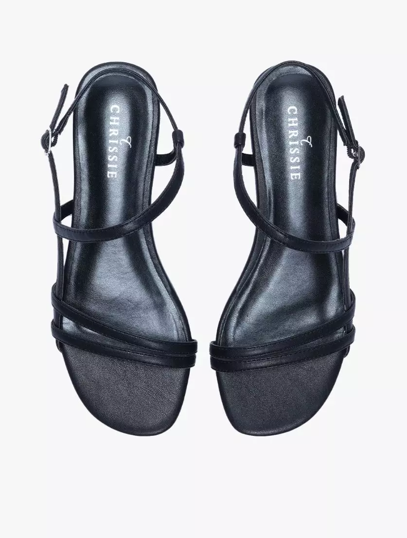 Payless Chrissie Womens Bea Sling Flats - Black_05 - Black