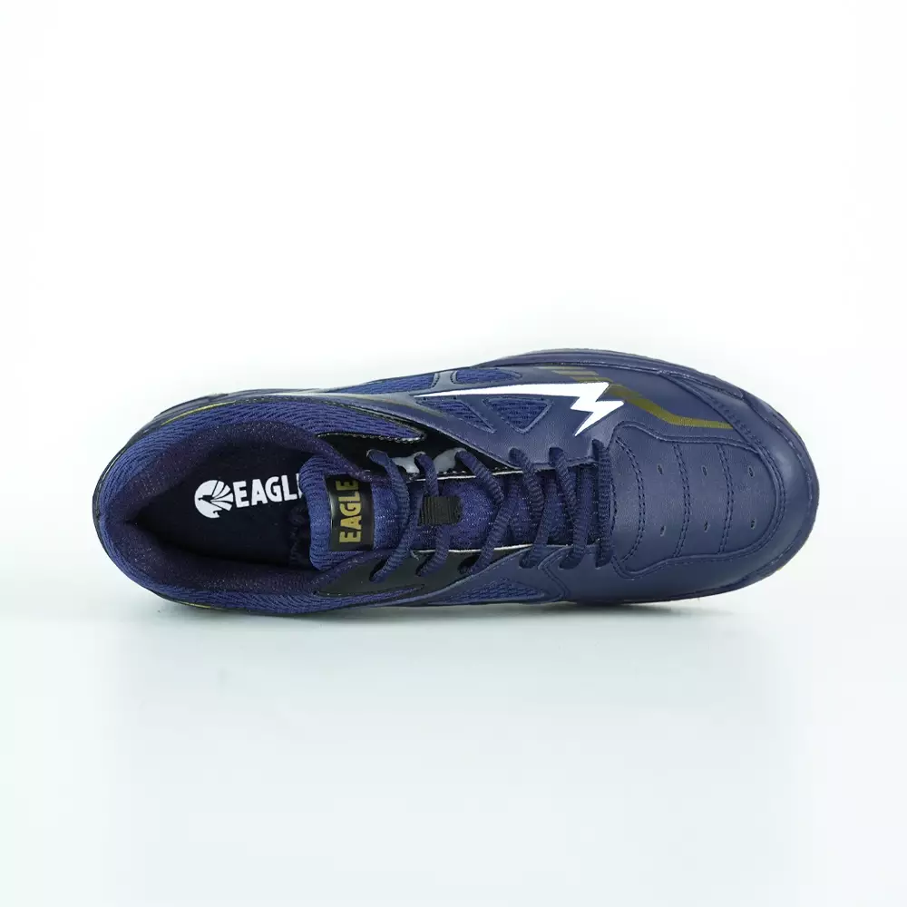 Eagle Sepatu Badminton Radiant - BIRU TUA/EMAS