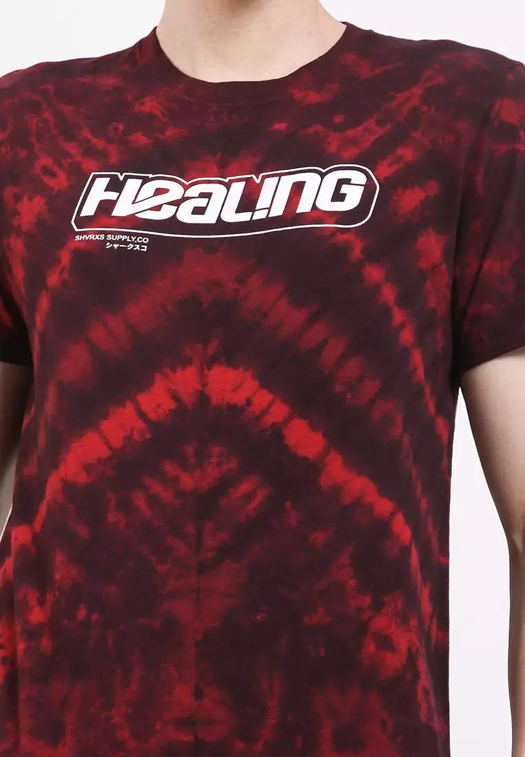 Sharks - Tie-Dye Inspiration Tshirt - Red [SGB1R0766]