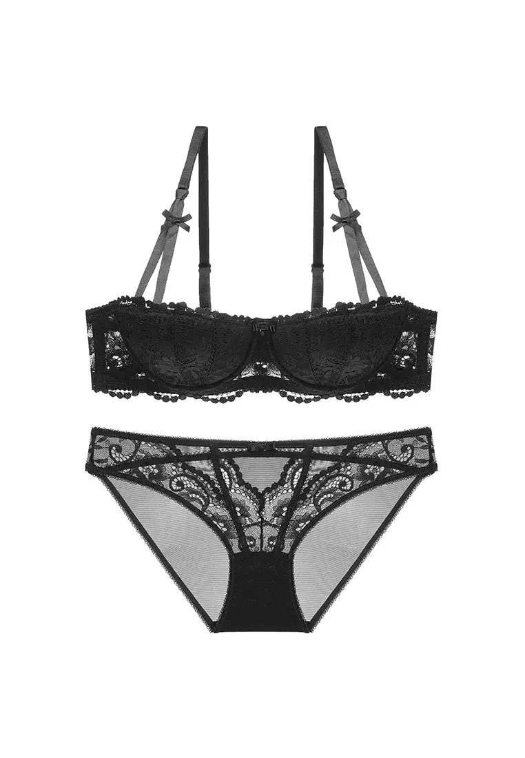 Buy ZITIQUE Young Girls' European Style Soft Thin Half-cup Lace