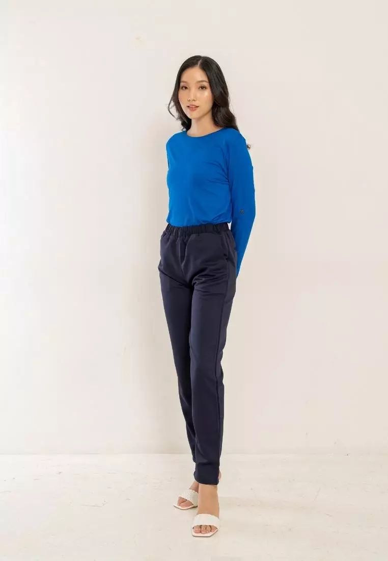 Leyna Reguler Pants Navy