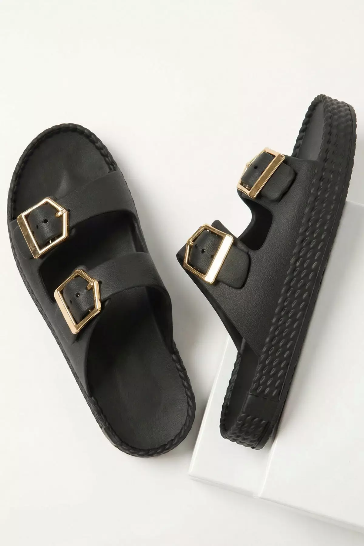 Black Women'S Slippers 21326