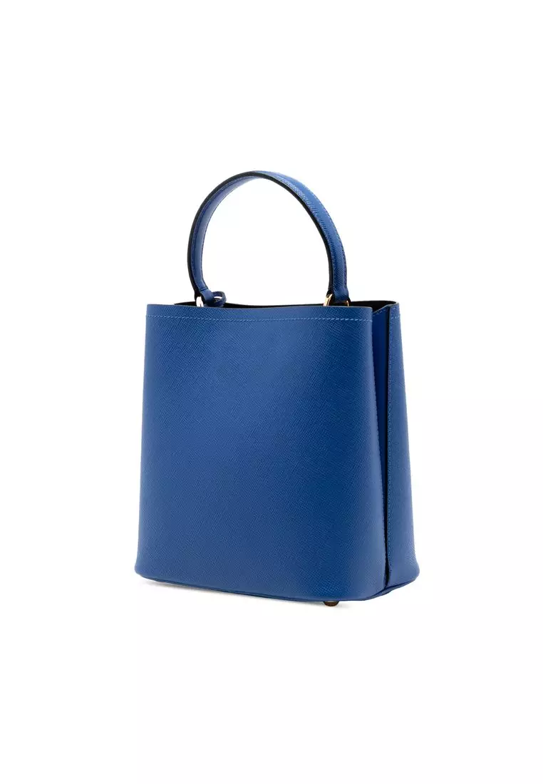 二手 Prada 中 Saffiano Cuir Panier 手提包