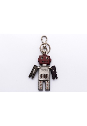 Prada silver Pre-Loved Prada Robot Keychain, no Dust Cover & Box 36B41ACE296C87GS_1