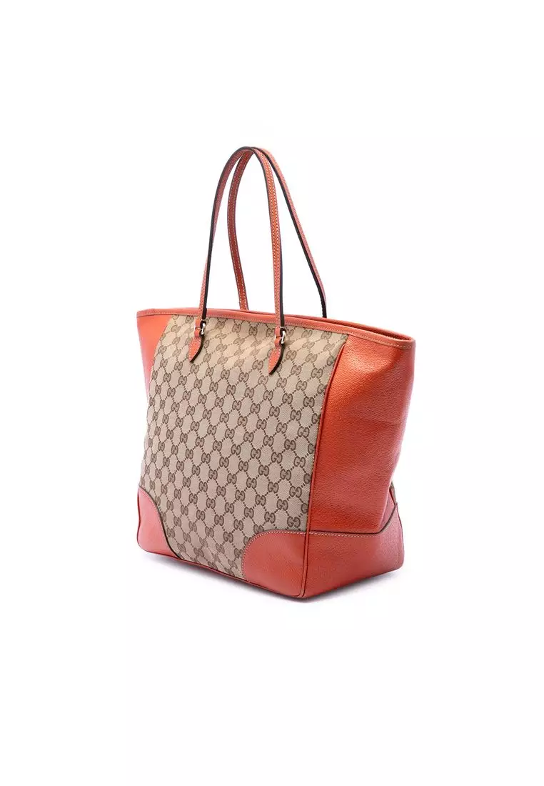 Pre-Loved Gucci Gg Canvas Bree Tote