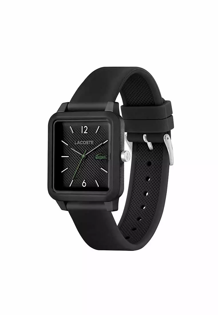 12.12 Studio Men's Watch Black Silicone Strap - Black Dial 2011249
