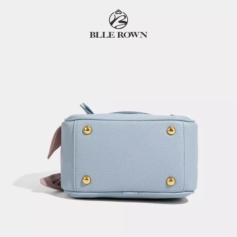 BLLE ROWN Tas Wanita Bentuk Bantal Tas Bahu Tas Selempang Wanita Model Terbaru BR6001-Blue