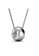 Her Jewellery silver Moon Pendant -  Made with premium grade crystals from Austria HE210AC98IGJSG_2