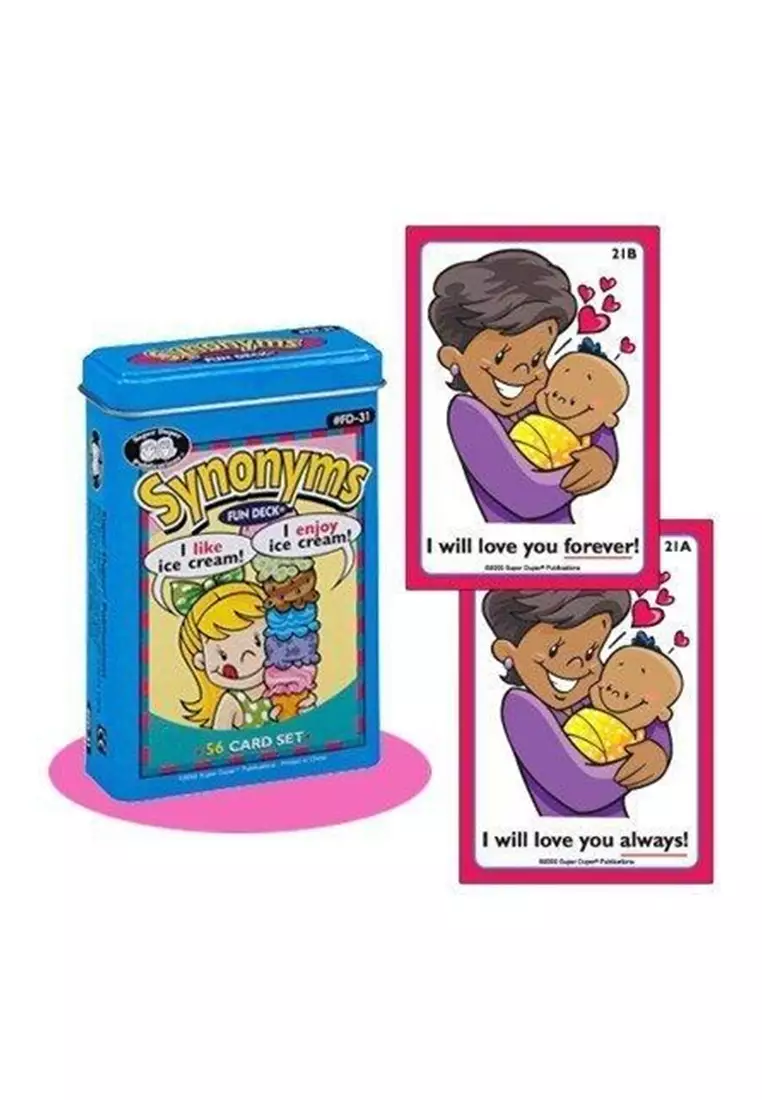 Super Duper Publications Synonyms Fun Deck Flashcards 2023 Buy Super