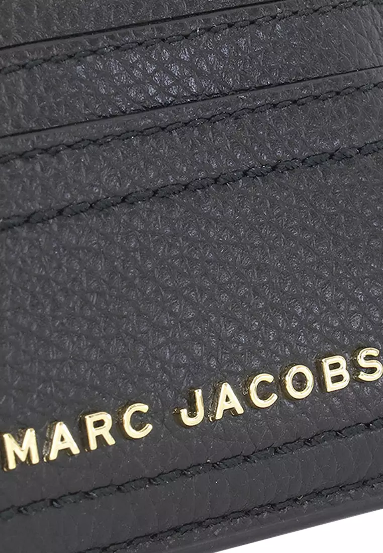 The Groove Leather Card Case In Black S102L01FA21