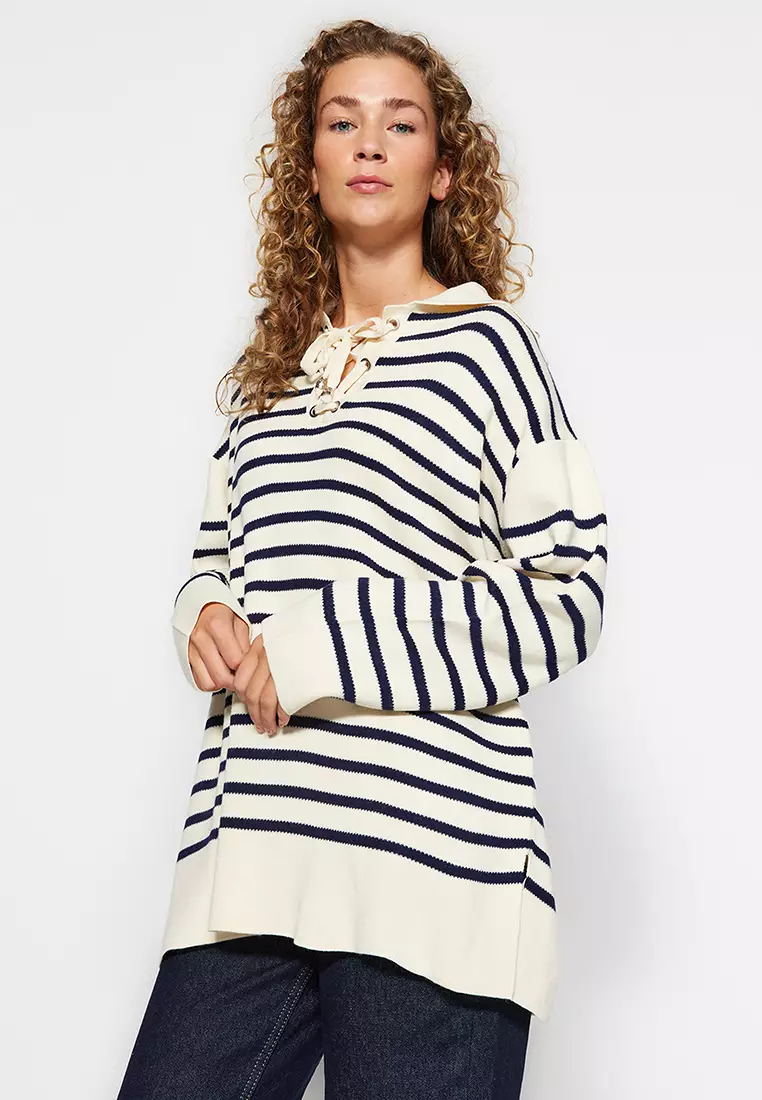 Striped Knitted Sweater
