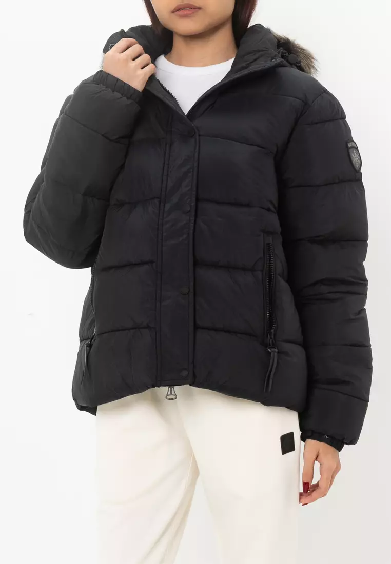 Buy Superdry Faux Fur Hooded Puffer Jacket 2025 Online ZALORA