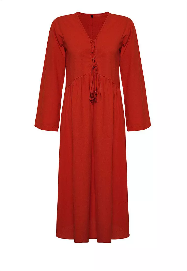 Cotton Beach Midi Dress