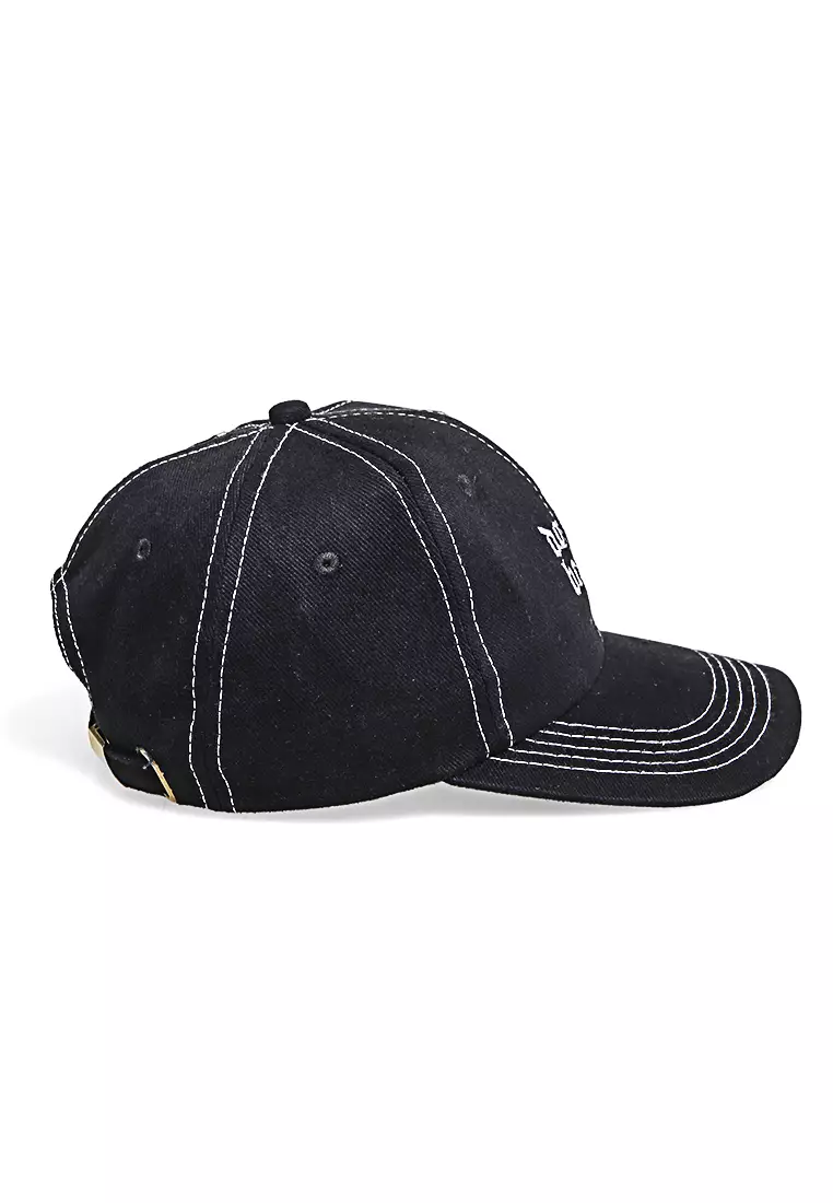 Drsh Aksesoris Fashion Topi Baseball Caps Unisex Desain Bordir Do Better Material Rafel Denim ORIGINAL - Black