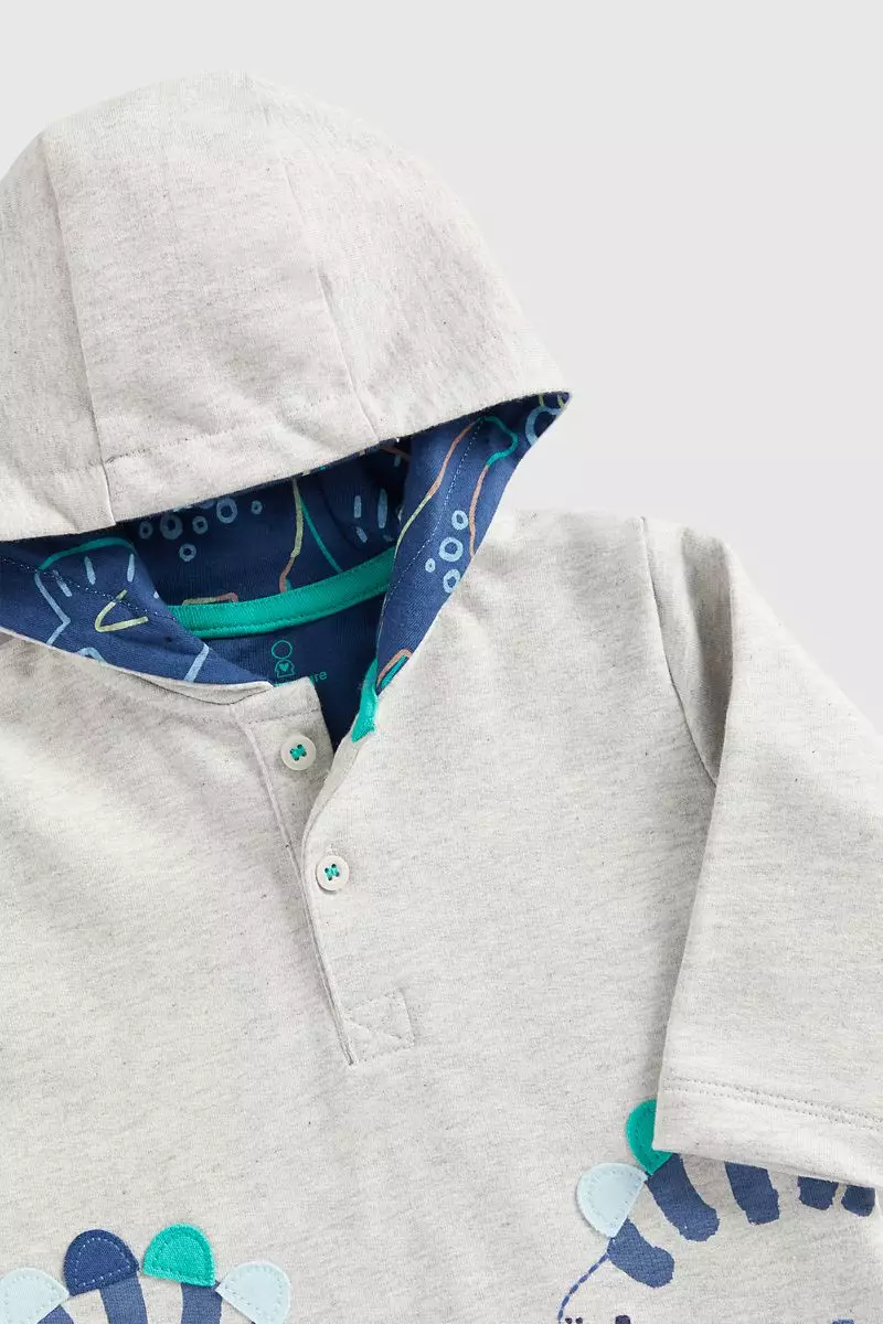 Mothercare Dinosaur Jog Set - Set Pakaian Bayi Laki-laki (Abu-abu)