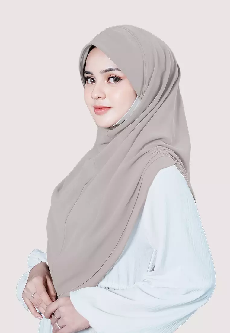 HIJAB INSTAN IRISH - GREY