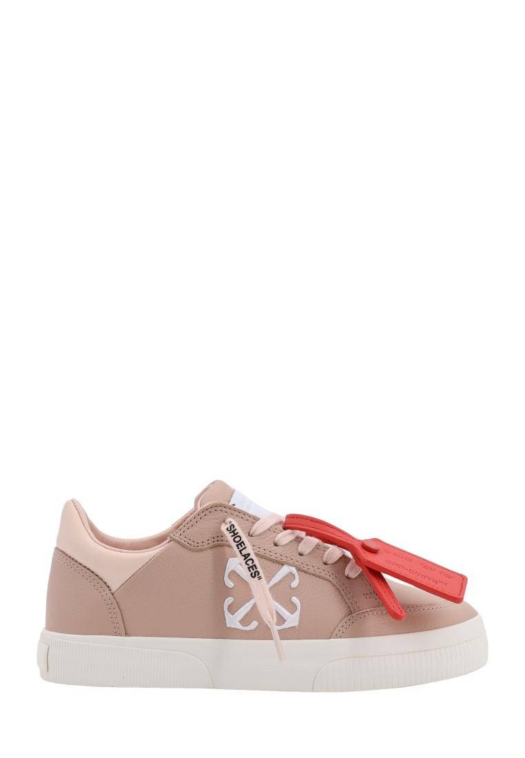 OFF-WHITE - Leather sneakers with iconic Zip-Tie - Pink