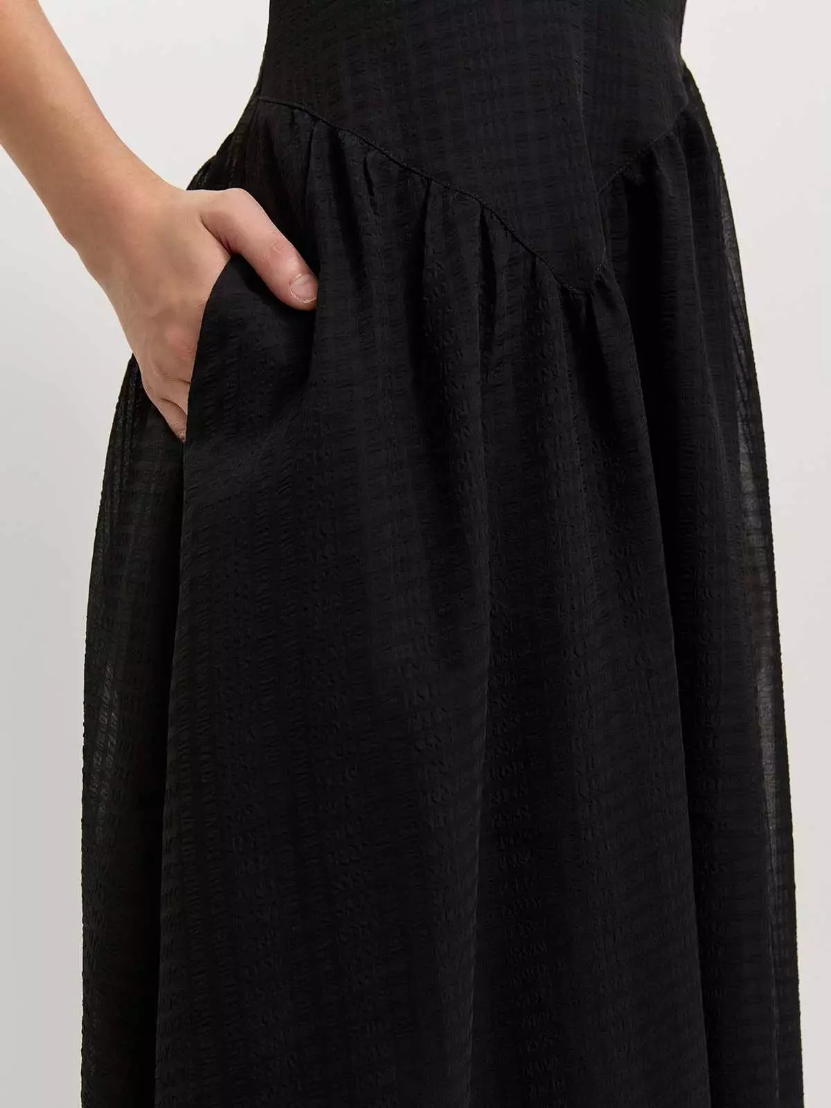 Asymmetrical Dress - Black