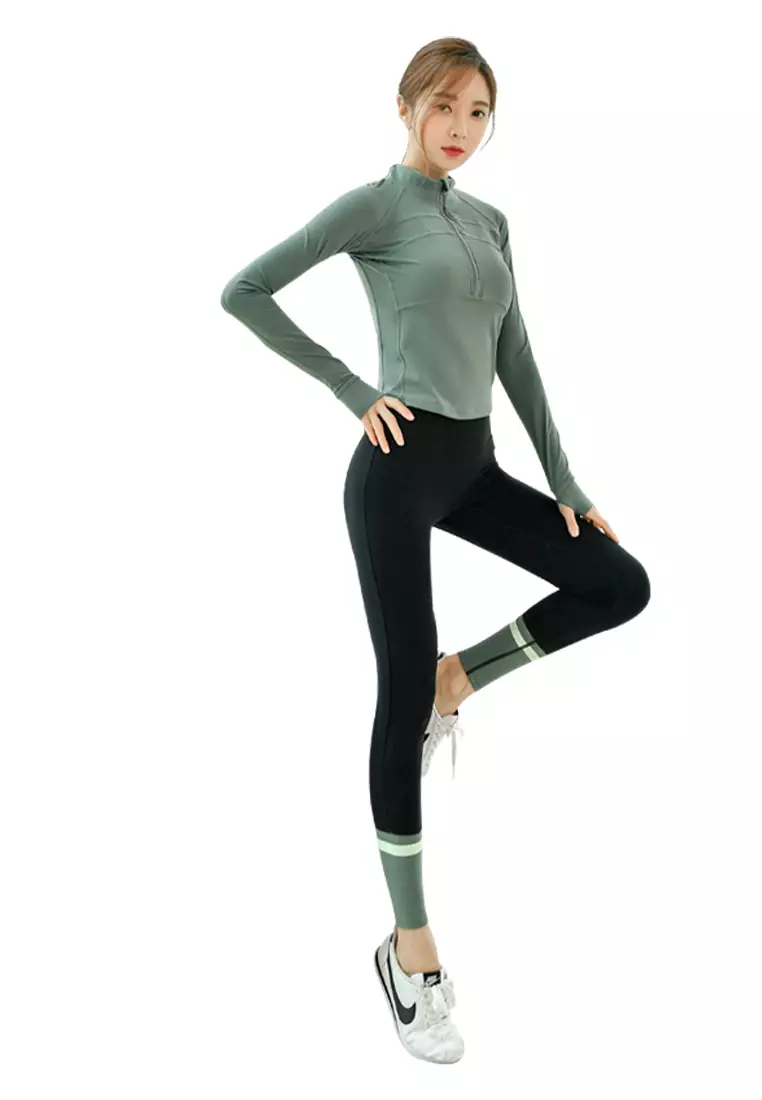 Girls running in outlet yoga pants