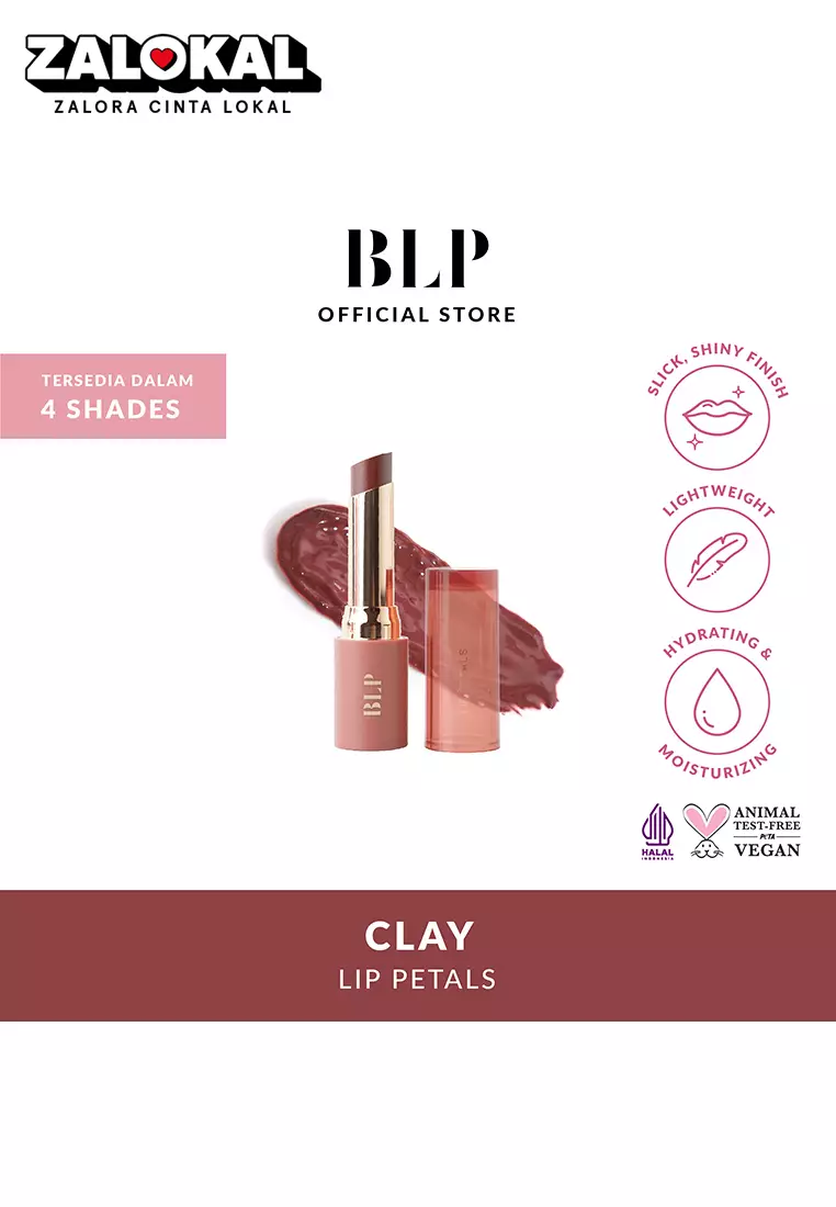 BLP - Lip Petals - 4.5 gr - Lipstik Glossy - Clay