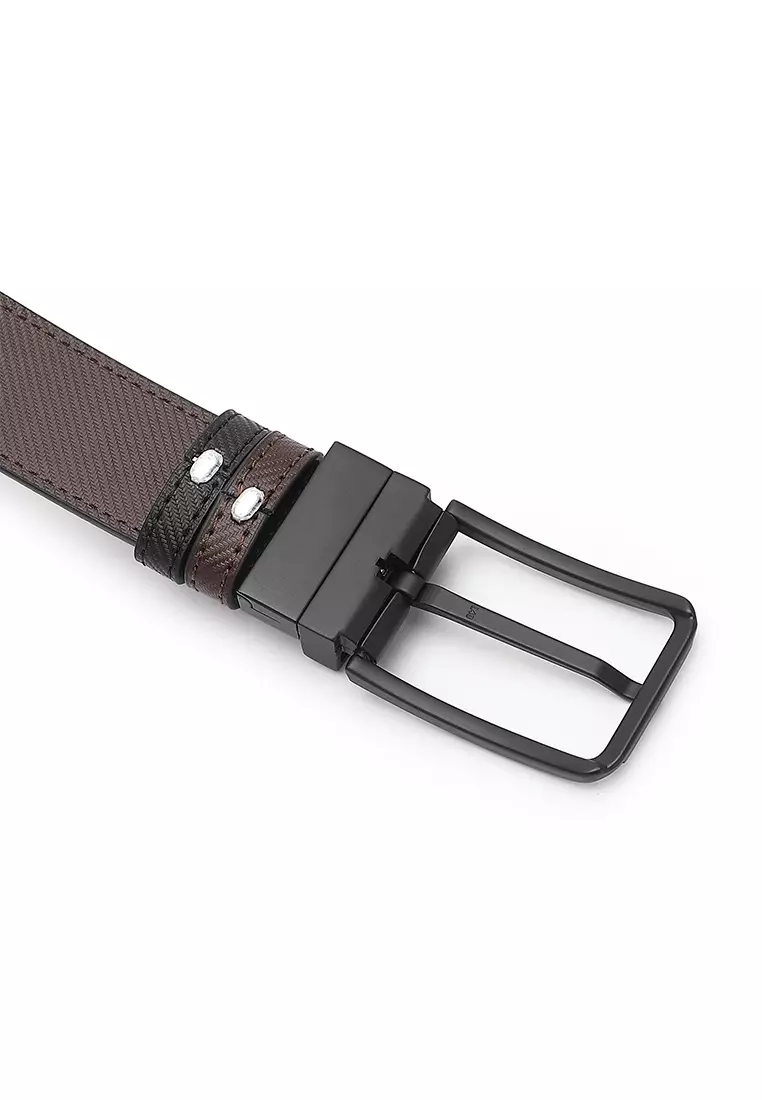 Men's 35mm Pin Buckle Belt (腰帶) - 黑色