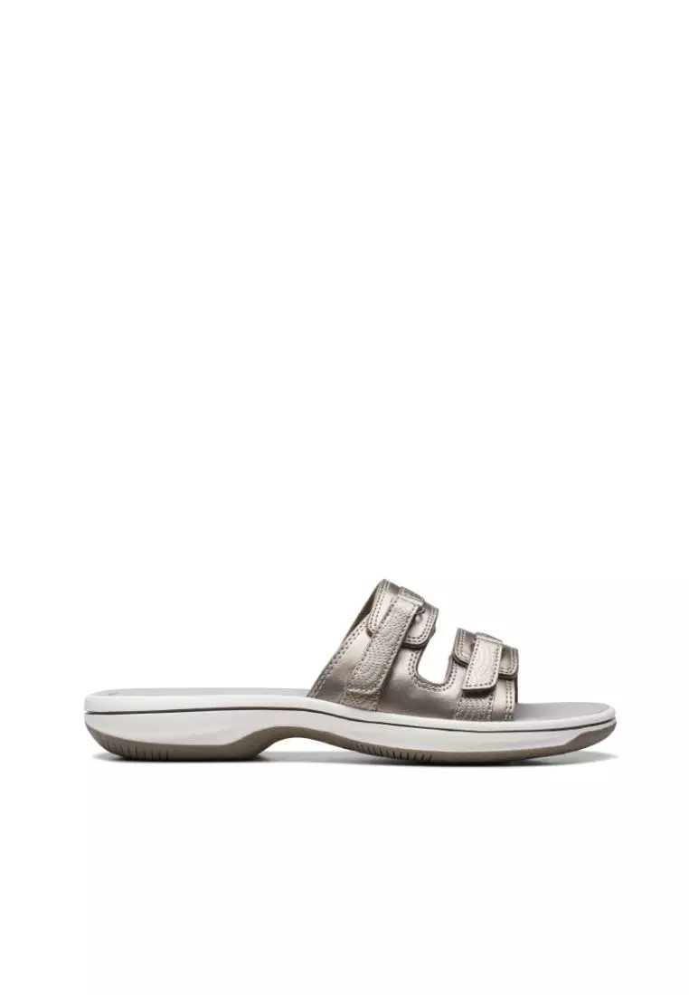 Clarks pewter outlet sandals