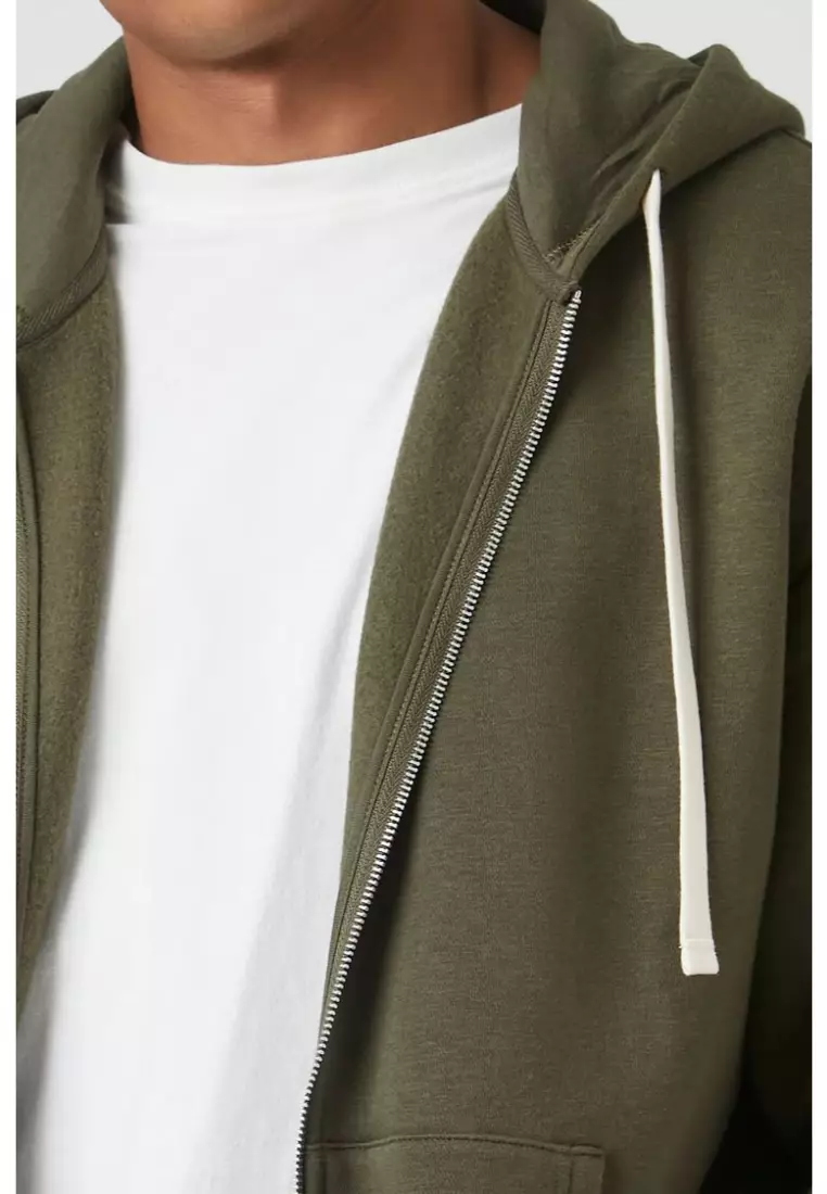 Forever 21 mens on sale zip up hoodie