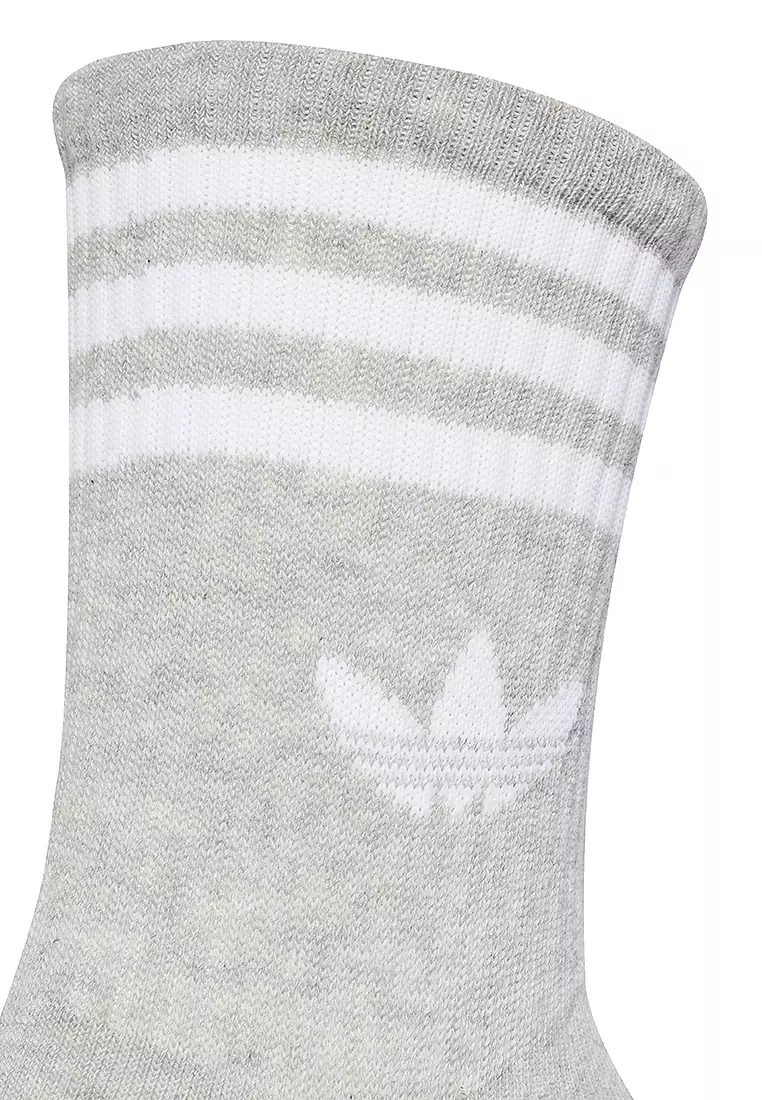 3-Stripes Crew Socks 3 Pairs