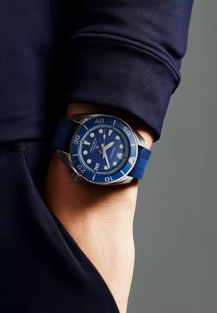 Seiko Prospex 2025 Asia-Pacific Limited Edition ‘Indonesia Blue Fire Crater’ Deep Blue Dial Mechanical Watch SPB543J1