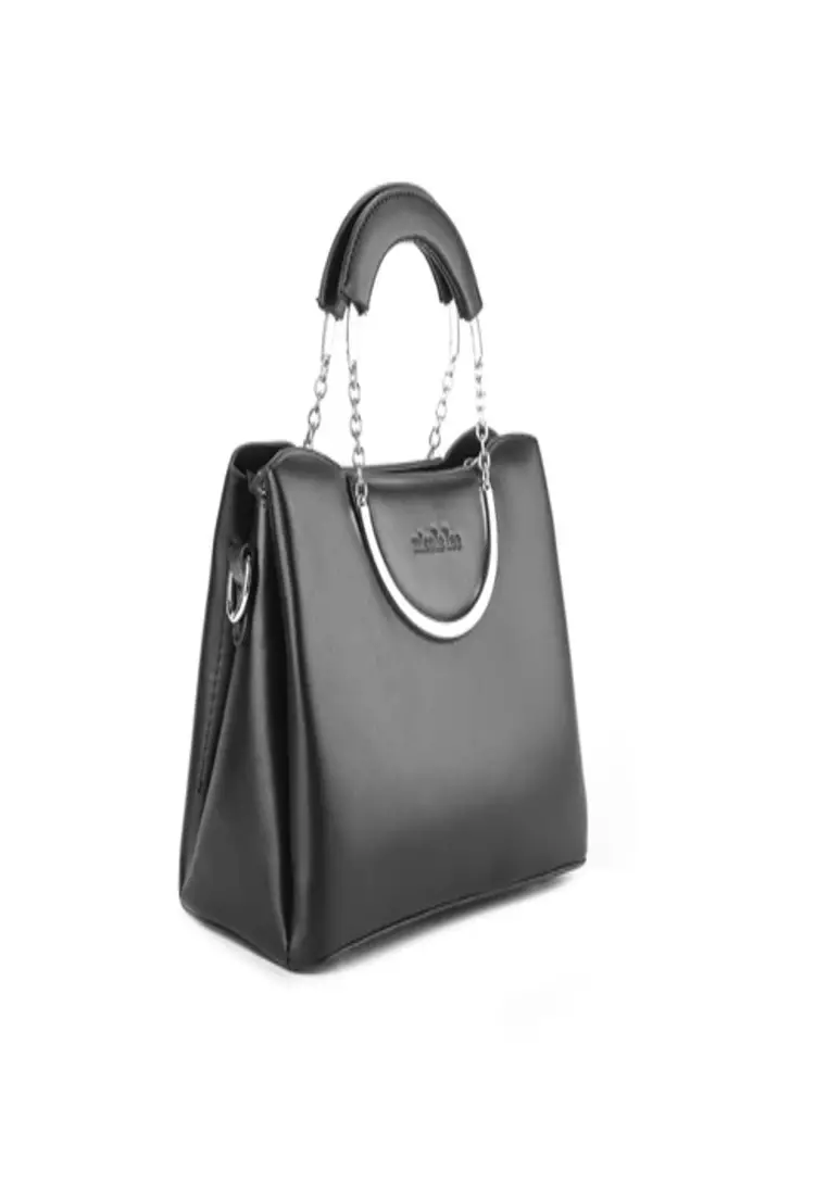 Nicole Lee Tas Wanita Hand Bag Selempang Bahu Tas Kerja Casual Branded Ori 3721508001BLA