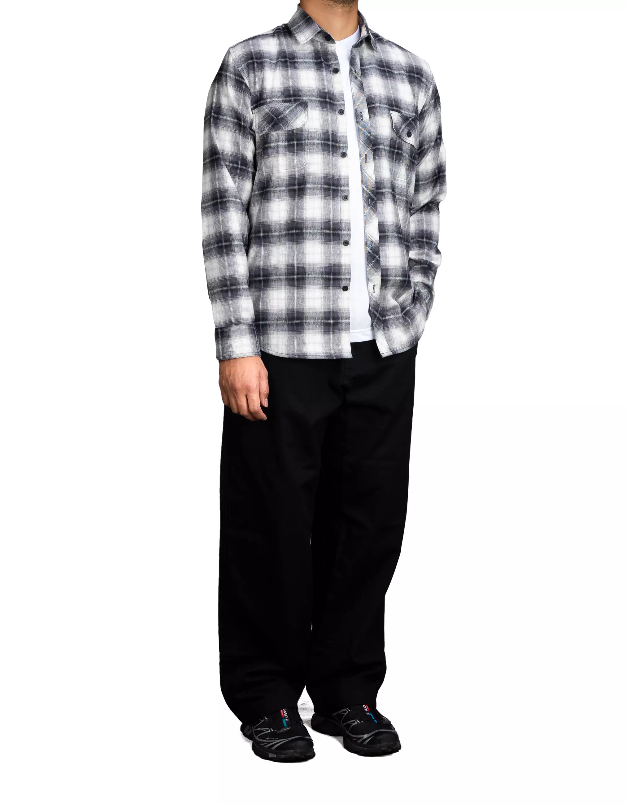 Gloaming Kemeja Flanel Veterano Unisex Panjang Bravion