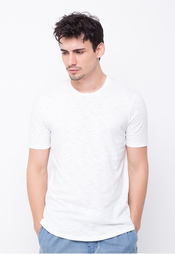 Rave Habbit Men T-Shirt Zipper White