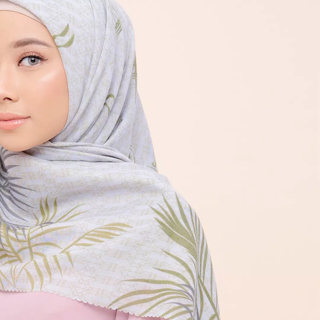 ZM Zaskia Mecca - Mentawai Rice Scarf Kerudung Segi Empat - Jelita Indonesia