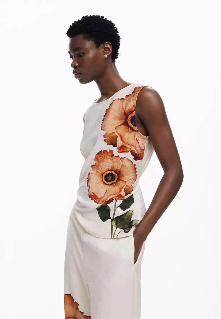 Desigual Woman Floral pants